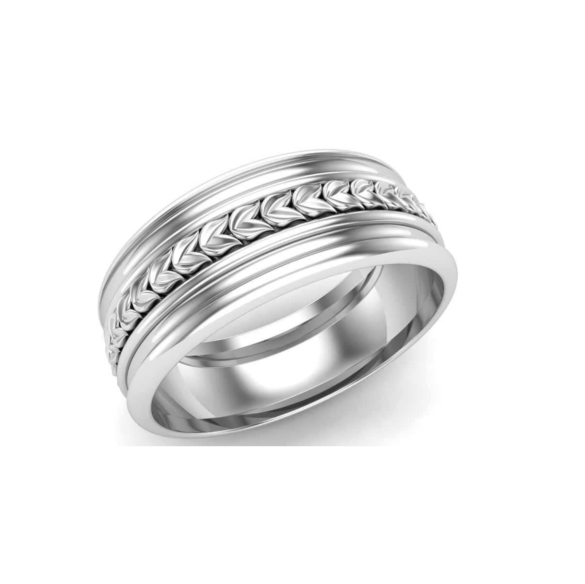 Bague anneau argent Angelique